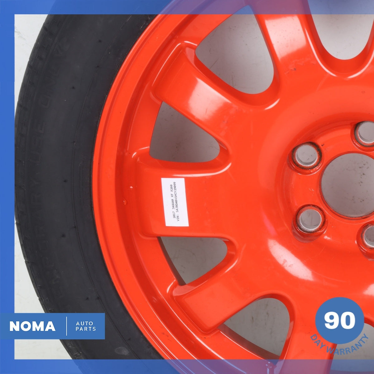 04-21 Jaguar X260 XF XK XJ Emergency Spare Tire Wheel Donut Rim 135 80 18" OEM - photo 6