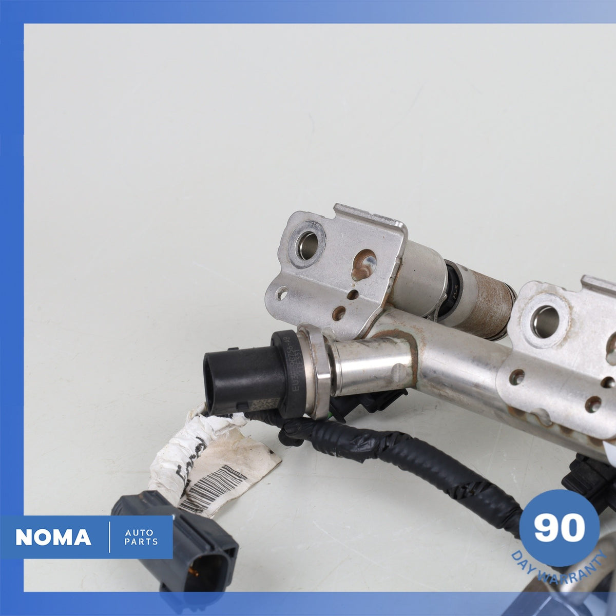 14-17 RR Evoque L538 2.0 Engine Motor Fuel Injector Rail w/ Injectors OEM - photo 5