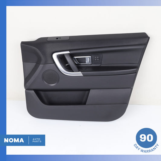 15-19 LR Discovery Sport L550 Front Right Door Trim Panel Assembly Black OEM - photo 1