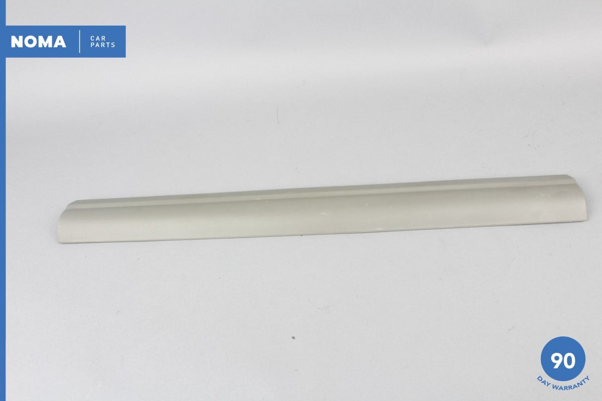 04-10 BMW 530i E60 E61 Front Right Passenger Side Door Sill Scuff Trim Grey OEM - photo 1