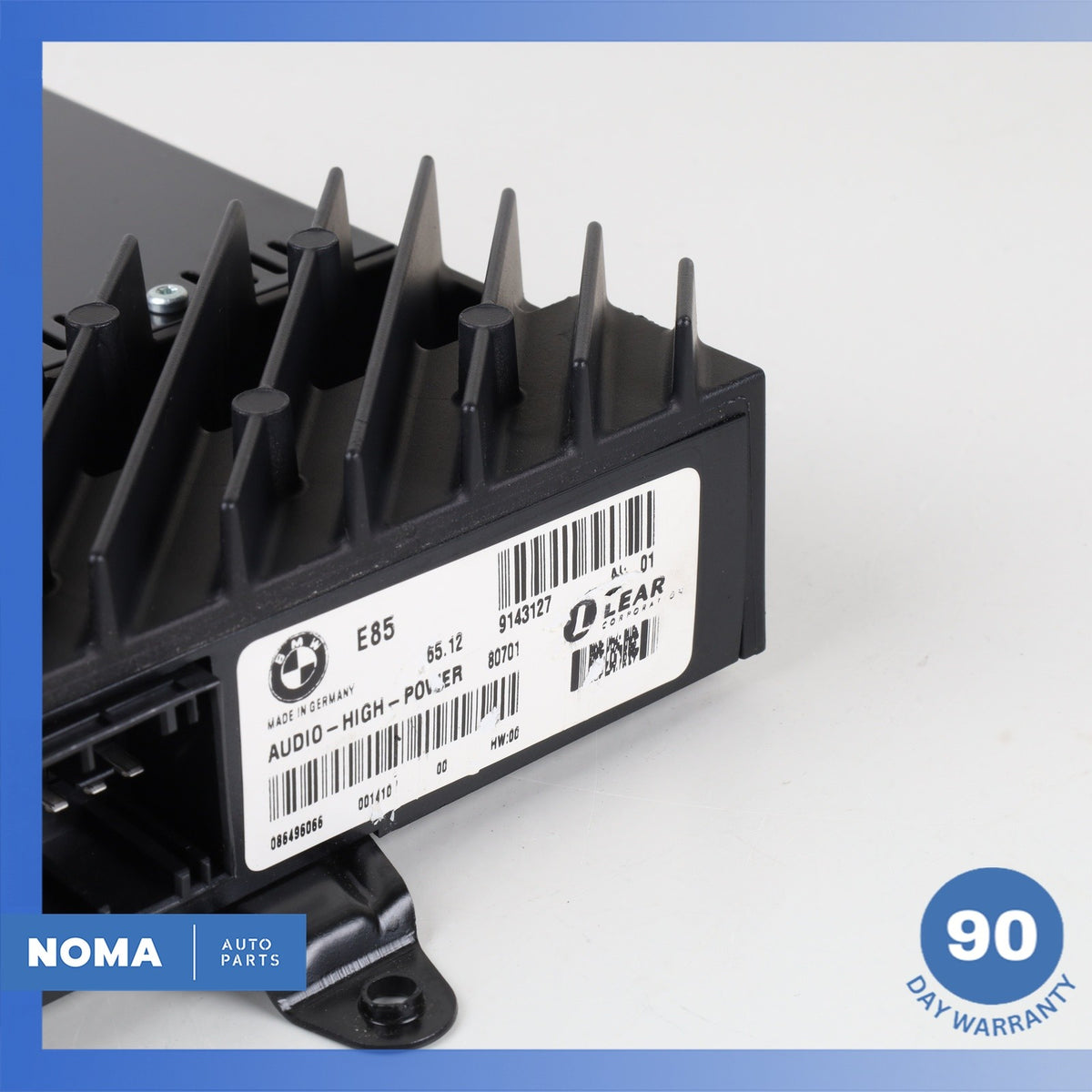 03-08 BMW E85 Z4 Convertible Top Hi-Fi Audio Sound AMP Amplifier OEM - photo 3