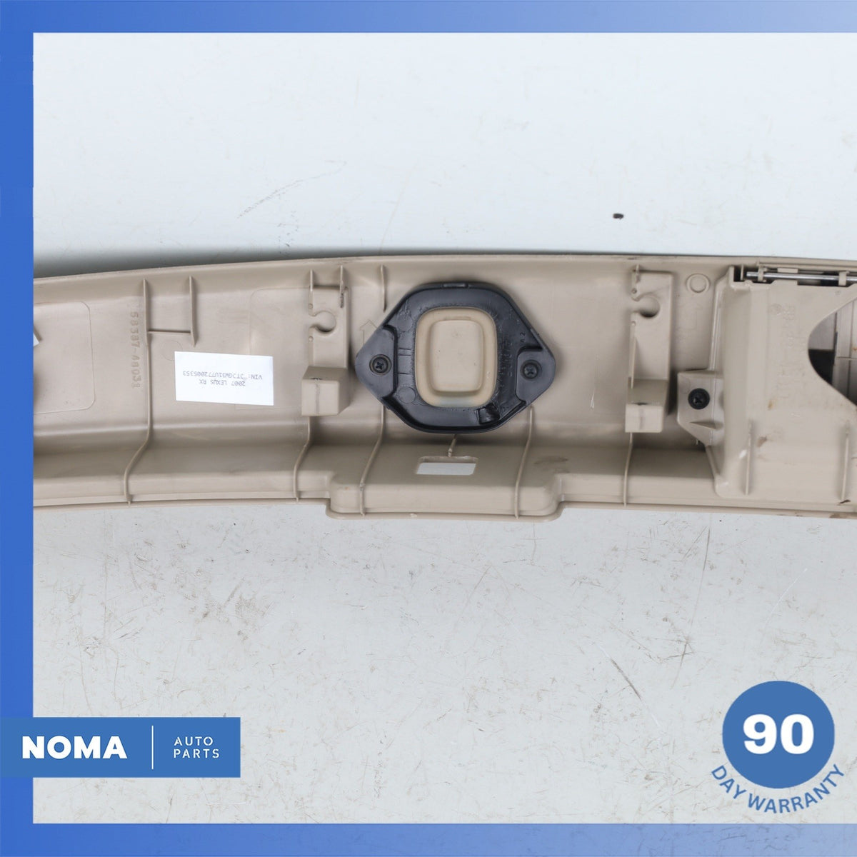 04-08 Lexus MHU33 RX400h RX330 Trunk Loading Sill Scuff Trim Cover Beige OEM - photo 12