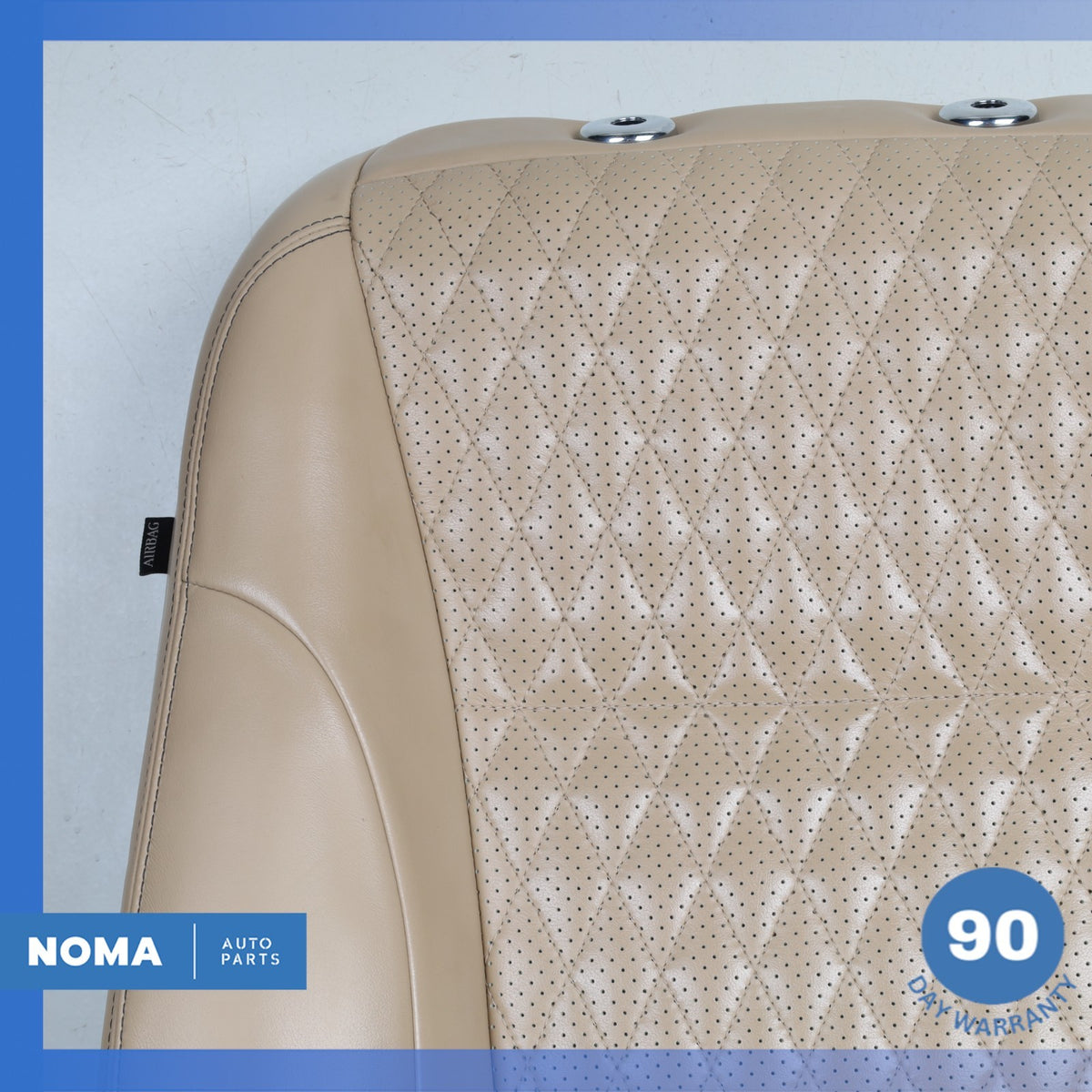 14-19 Jaguar X351 XJL XJR Front Right Passenger Top Upper Seat Cushion Beige OEM - photo 3