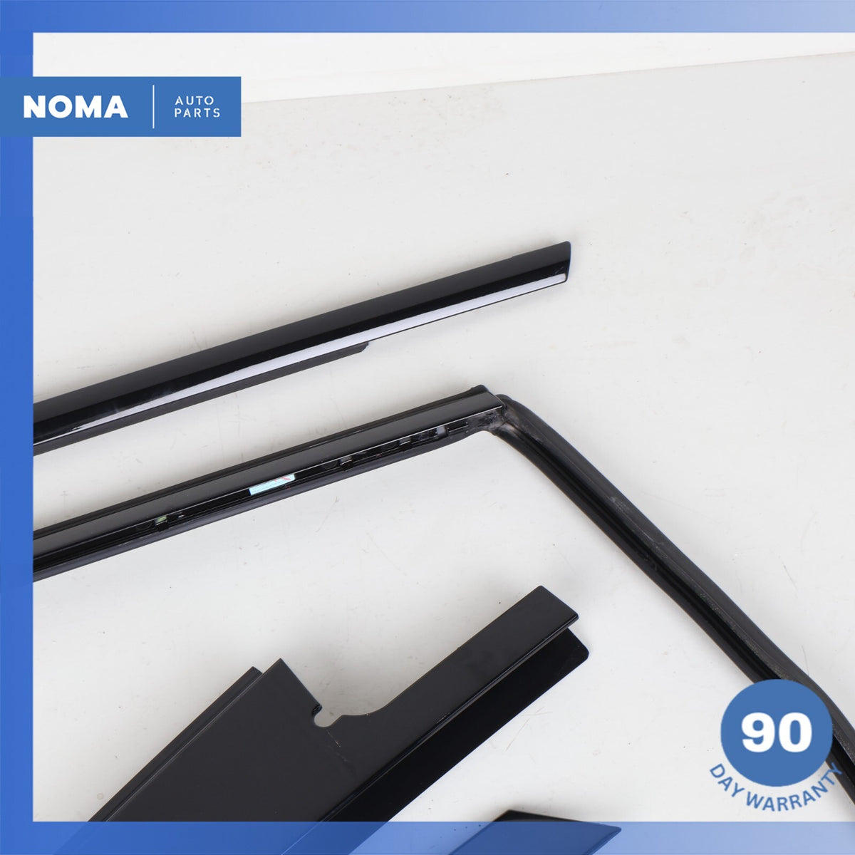 12-19 LR Range Rover Evoque L538 Rear Right Outer Door Window Molding Set OEM - photo 3