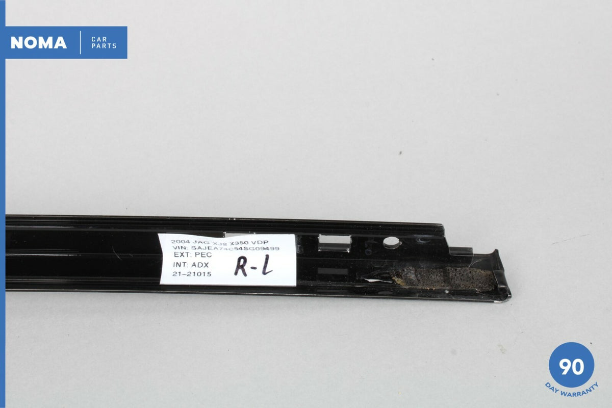 04-09 Jaguar XJ8 XJR X350 X358 SWB Rear Left Side Door Top Exterior Molding OEM - photo 8