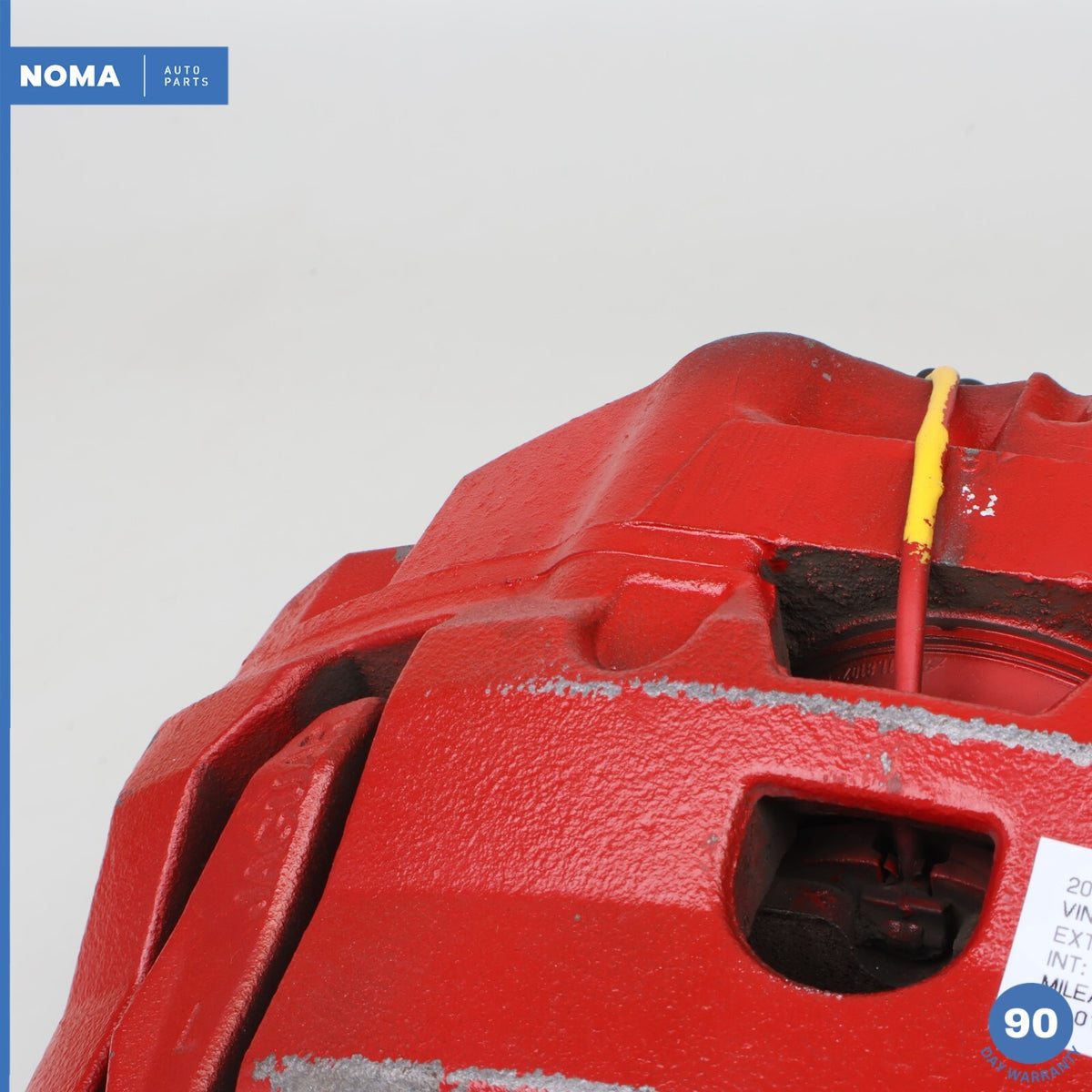 10-19 Jaguar XJ XF XK 3.0L SC 5.0L NA AWD Front Left Side Brake Caliper Red OEM - photo 4