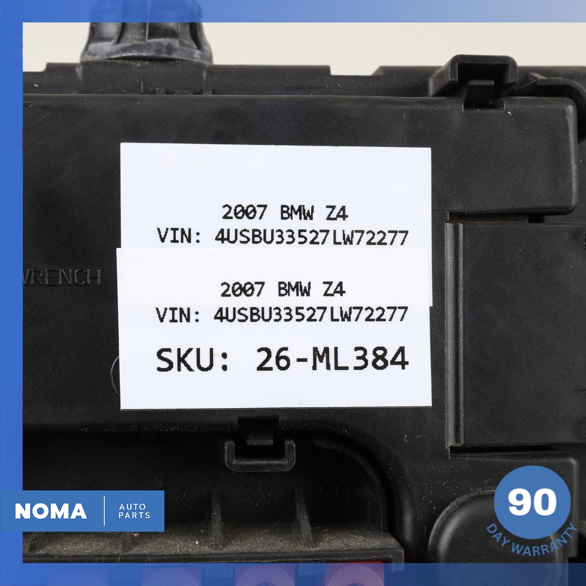 03-08 BMW E85 Z4 Engine Motor Relay Junction Terminal Fusebox Fuse Box OEM - photo 19