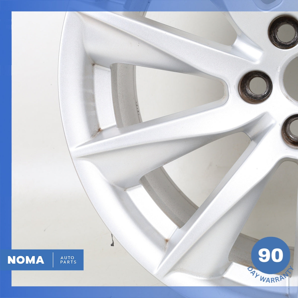 14-24 Jaguar X152 F-Type Vela 9.5 x R18 18" Rear Wheel Rim Silver T2R1858 OEM - photo 6