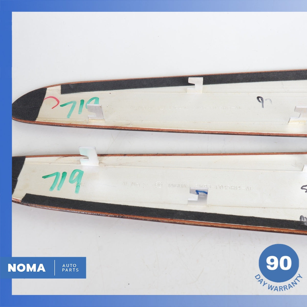 04-09 Jaguar X358 XJ8 LWB Door Panel & Center Console Trim Set Wood OEM - photo 18