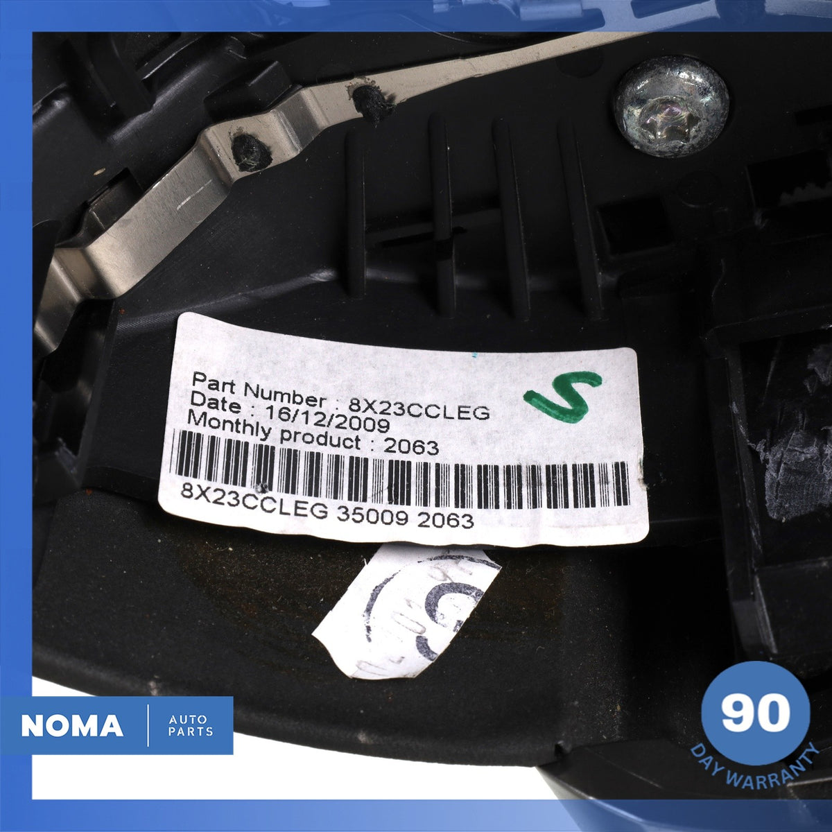 07-11 Jaguar X250 XF XK Steering Wheel w/ Switch & Paddle Shifters Black OEM - photo 17