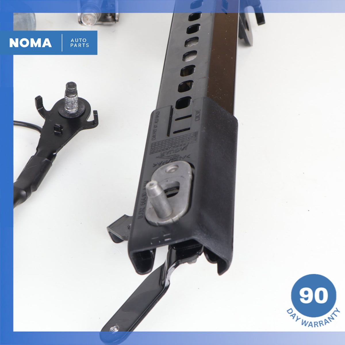 12-17 Range Rover Evoque L538 Front Left Side Seat Rail Motor Set w/ Buckle OEM - photo 16