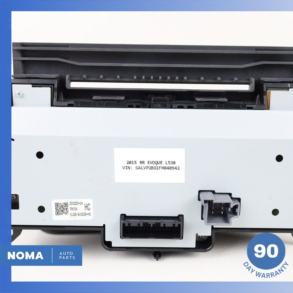 14-16 LR Range Rover Evoque L538 Front A/C AC Heater Climate Control Switch OEM - photo 10