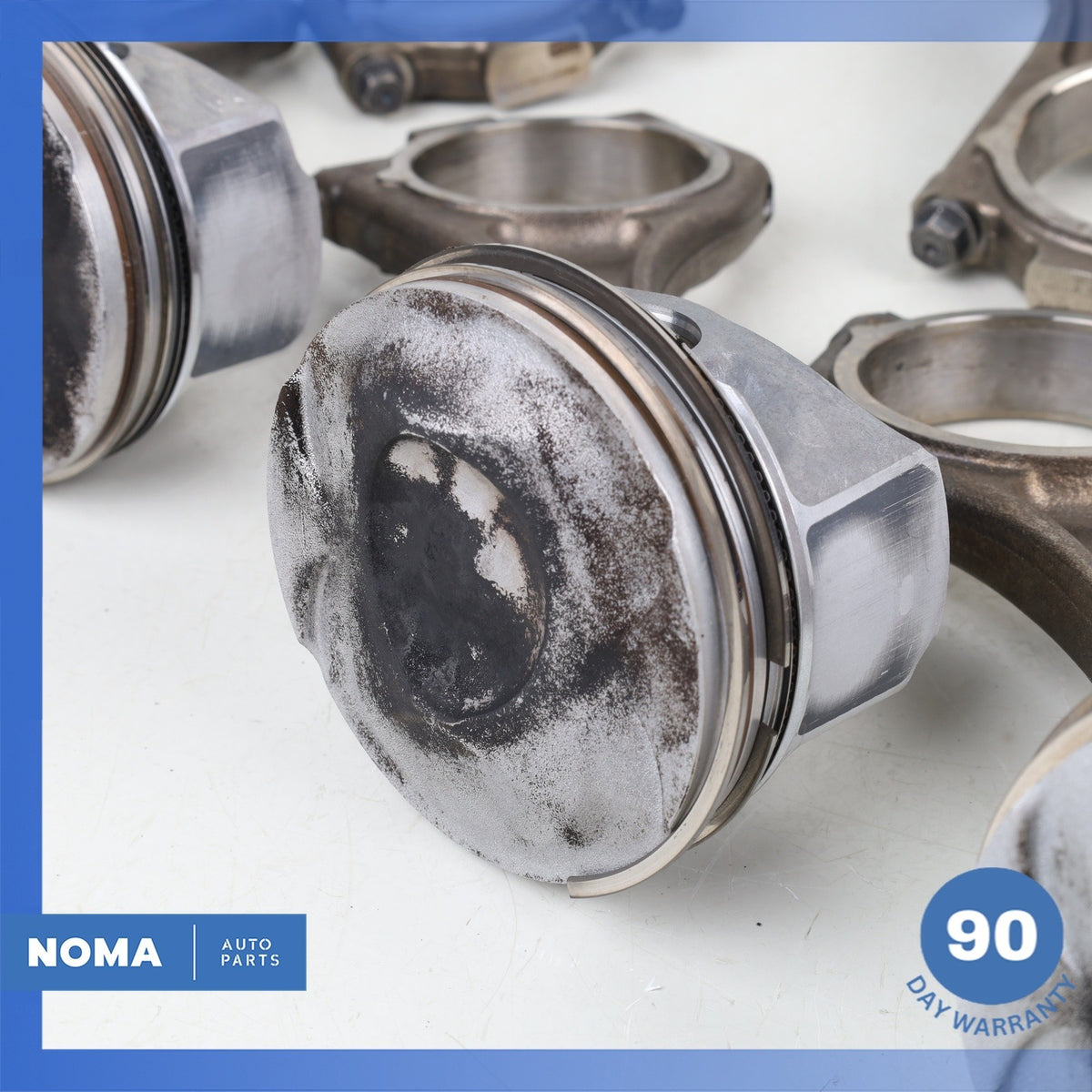 13-21 Jaguar X351 XJ XE XF 3.0L AJ126S Engine Piston Connecting Rod Set OEM - photo 10