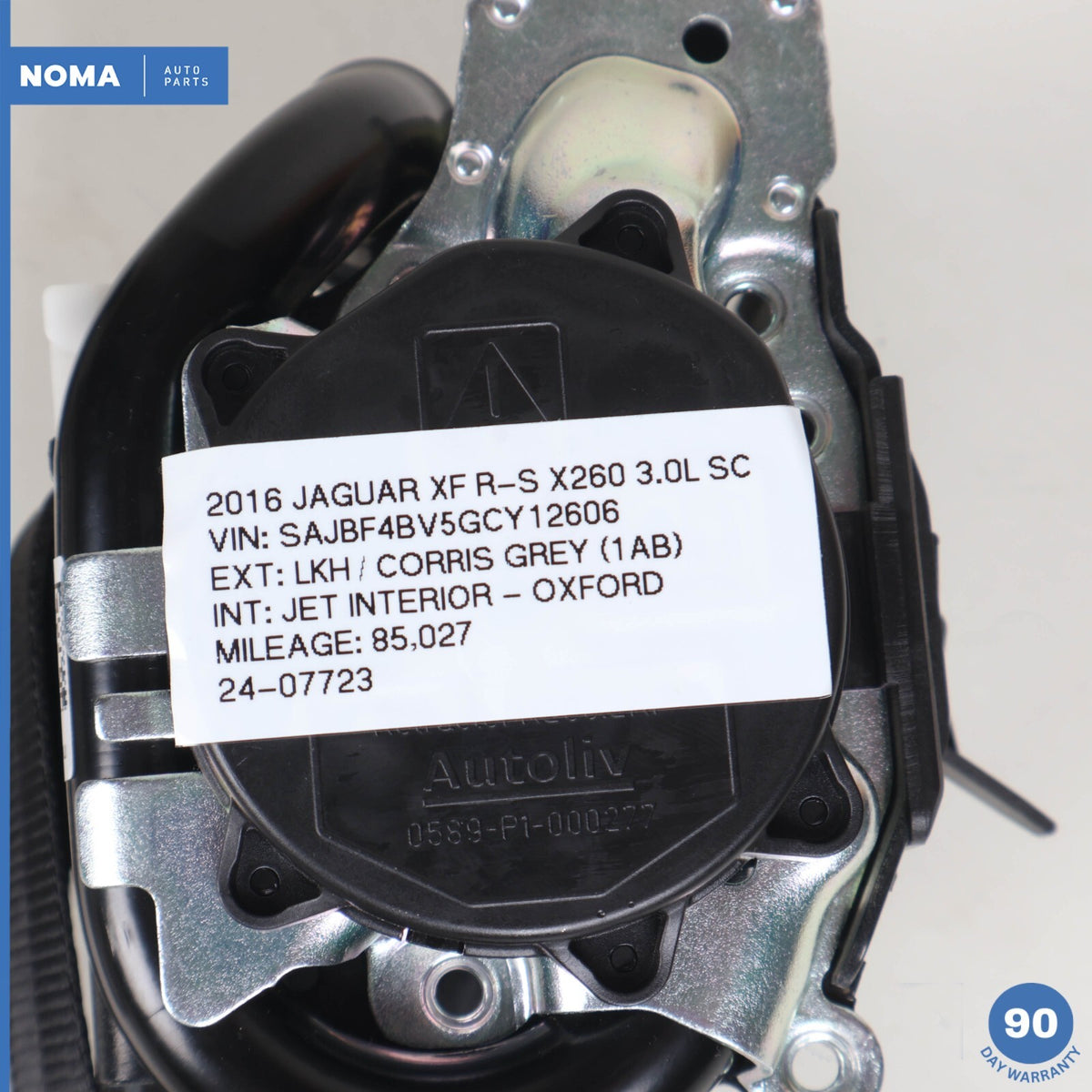 16-20 Jaguar X260 XF Rear Left or Right Side Seatbelt Retractor T2H16157 OEM - photo 12