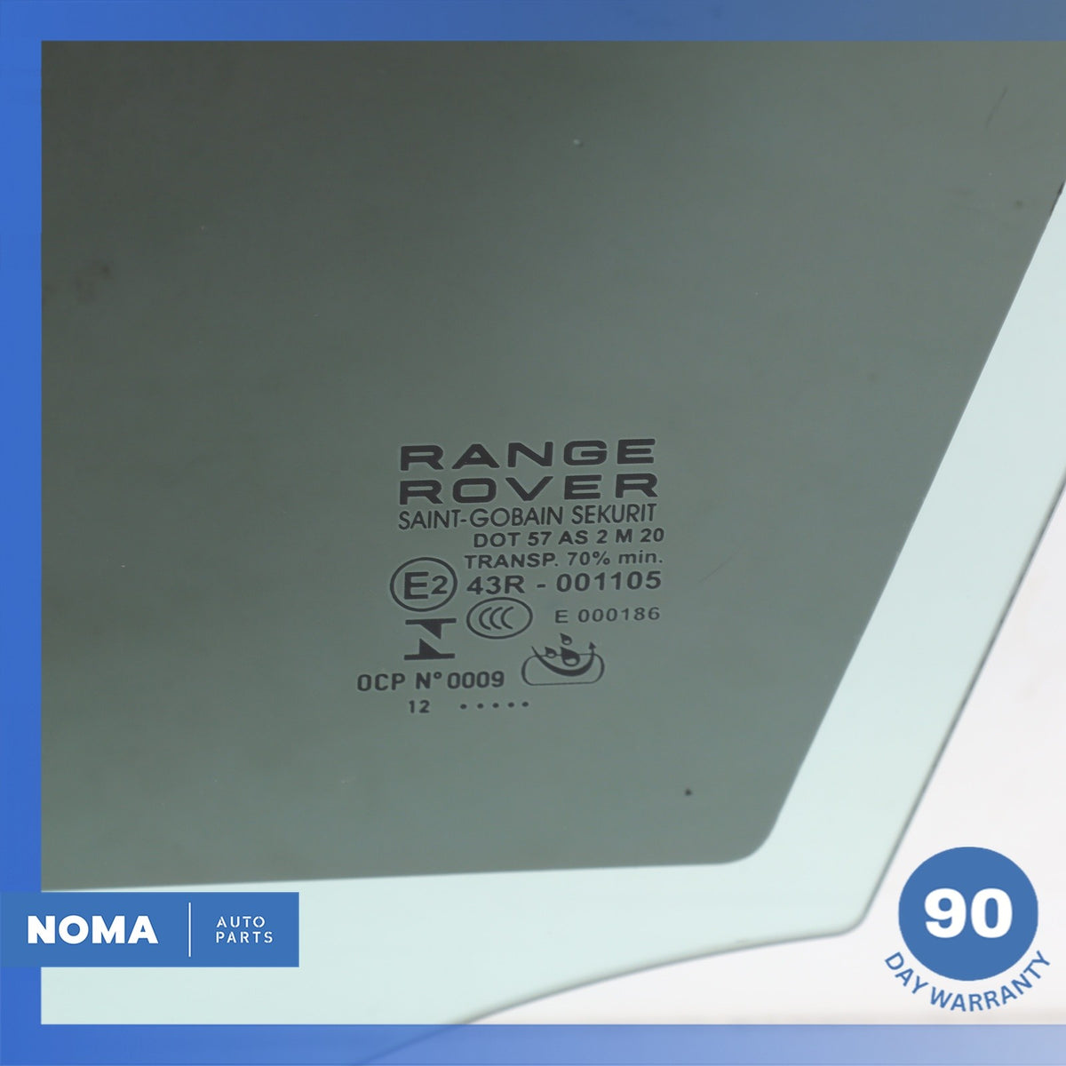 12-19 Range Rover Evoque L538 4DR Front Left Driver Side Door Window Glass OEM - photo 8