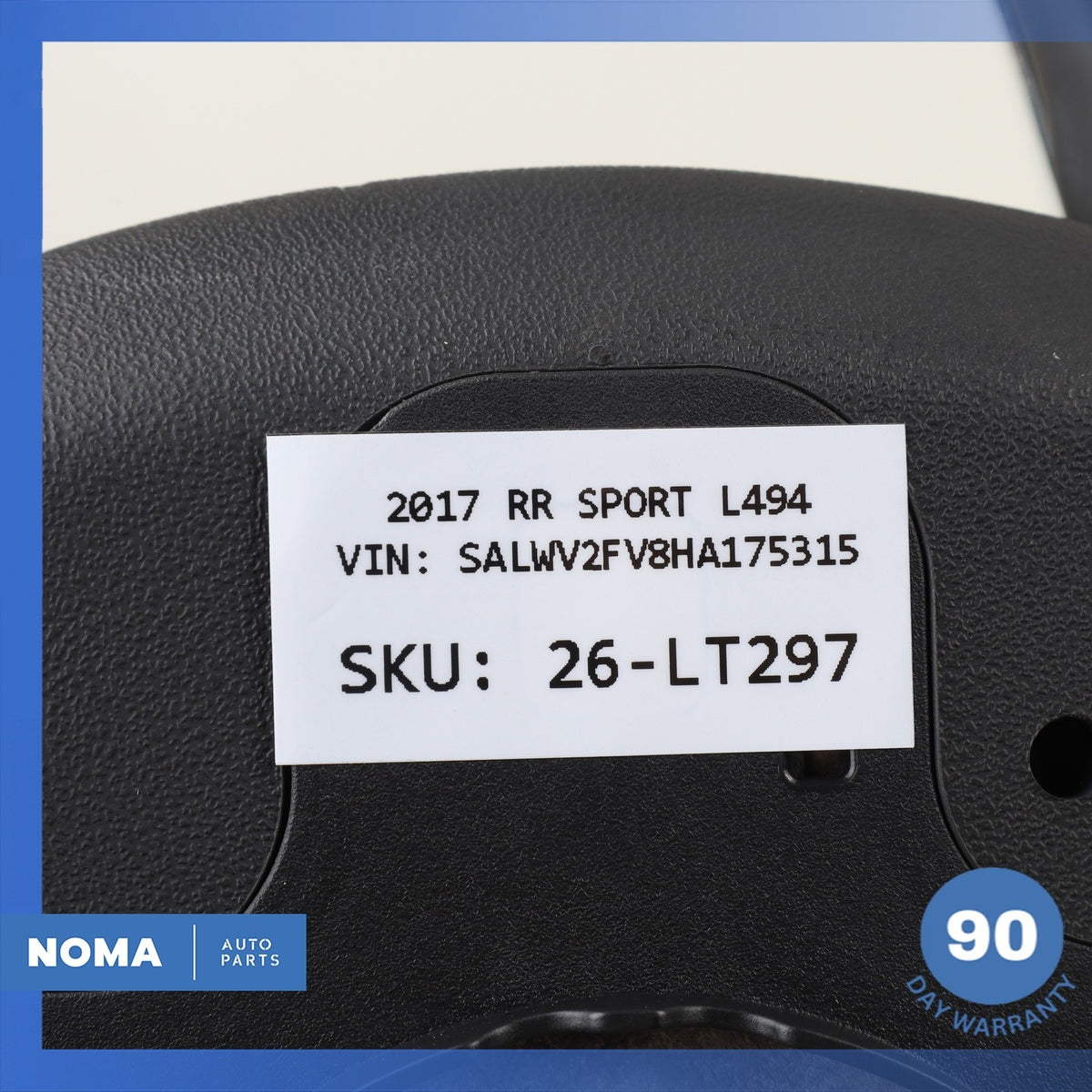14-22 LR Range Rover Sport L494 Leather Heated Steering Wheel w/ Switches OEM - photo 19