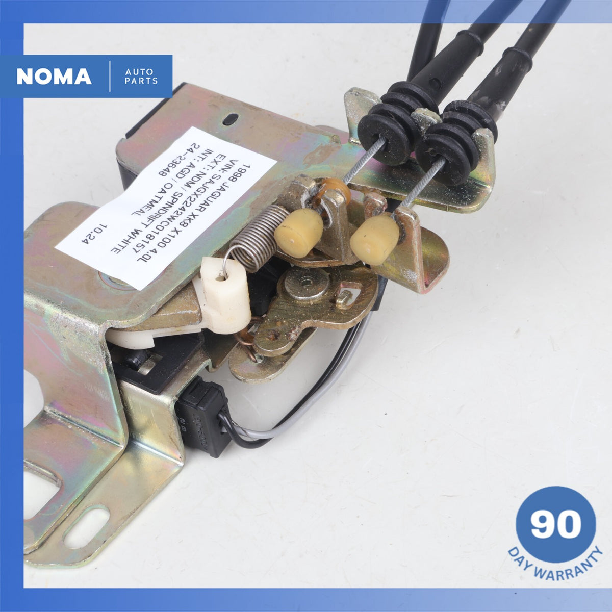 97-02 Jaguar X100 XK8 XKR Trunk Boot Latch Lock Mechanism w/ Cable GJE3500AA OEM - photo 10