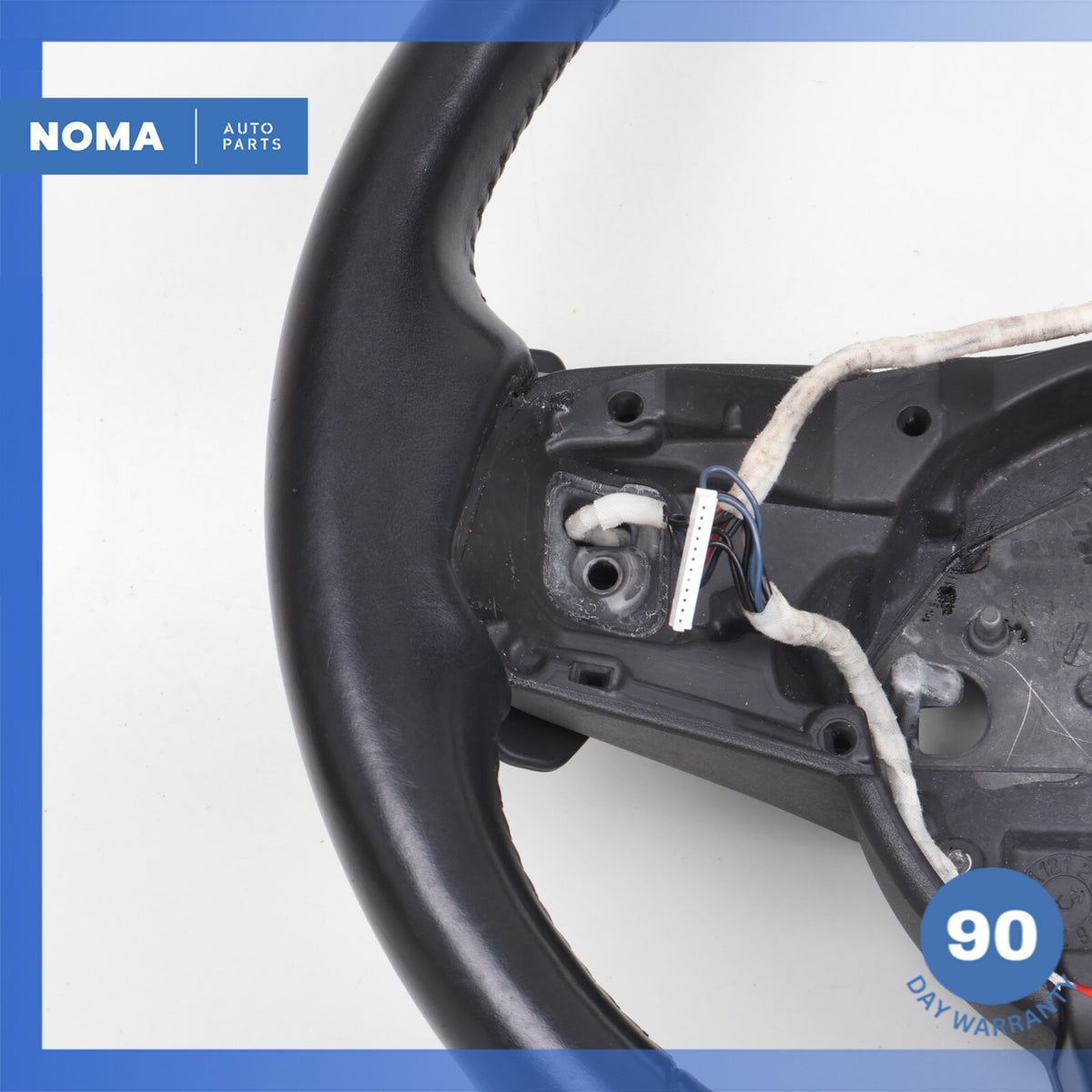 14-20 Jaguar X152 F-Type Steering Wheel w/ Paddle Shifters Black OEM 60k - photo 8