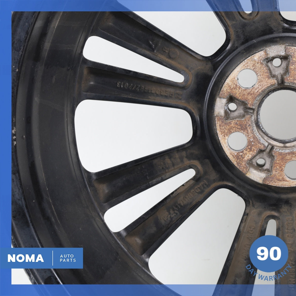 16-23 Jaguar X260 XF XE Axis 8 x R18 18" Wheel Rim Black T2H5339 OEM - photo 14