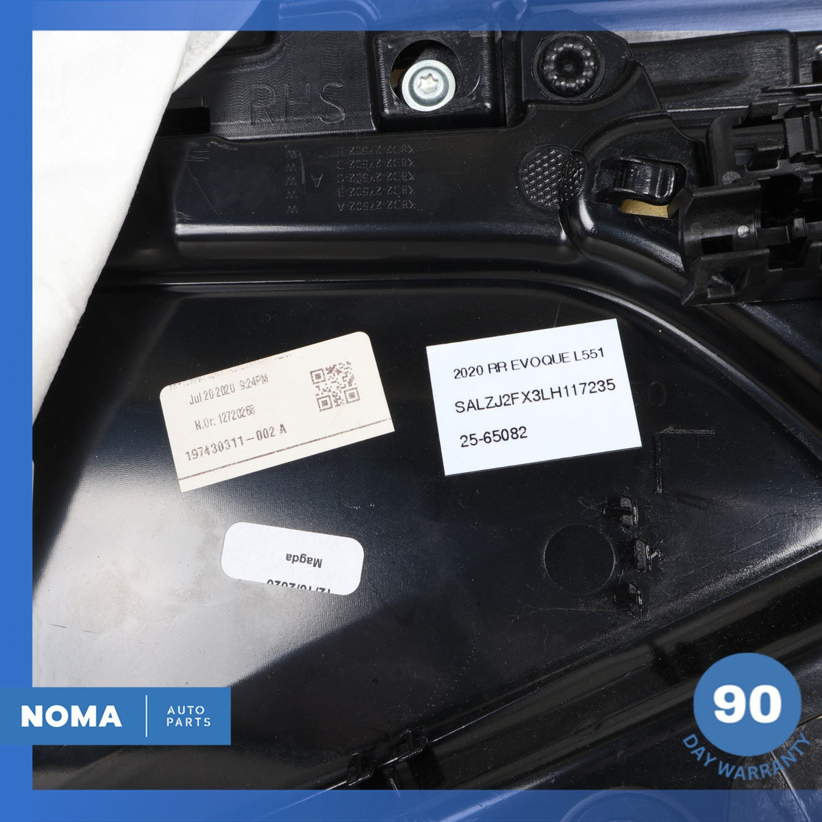 20-23 LR Range Rover Evoque L551 Rear Right Side Interior Door Panel Trim OEM - photo 21