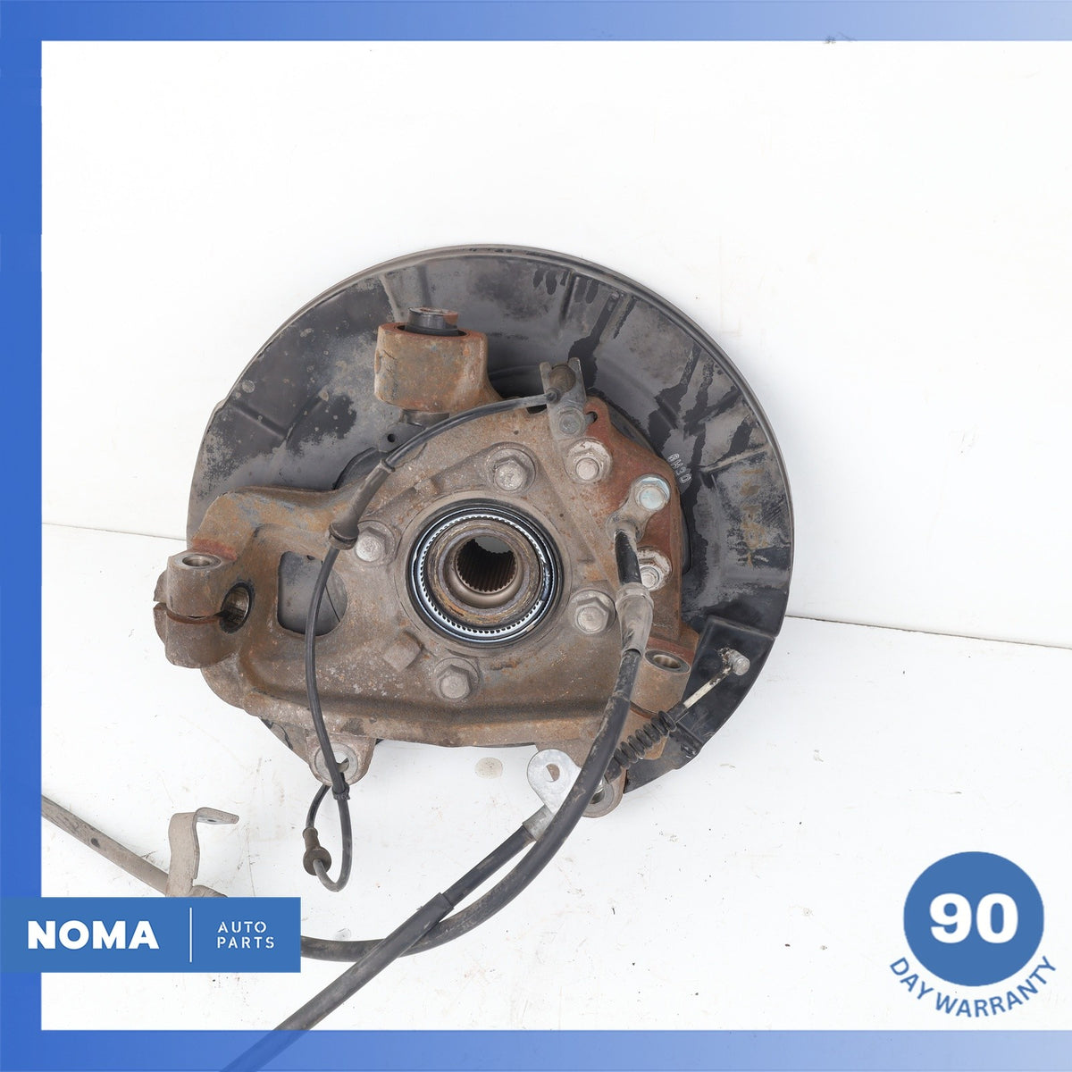 11-24 Infiniti Z62 QX80 QX56 Rear Left Spindle Knuckle Hub w/ Shield OEM - photo 10