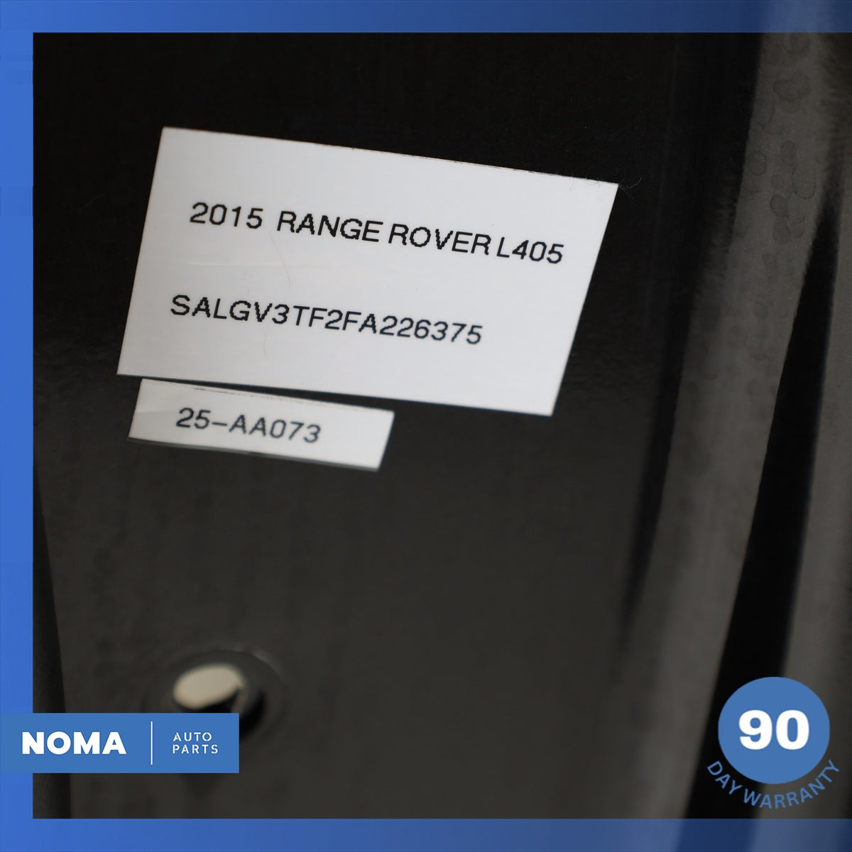 13-22 LR Range Rover L405 Front Right Passenger Side Door Panel Shell OEM - photo 15