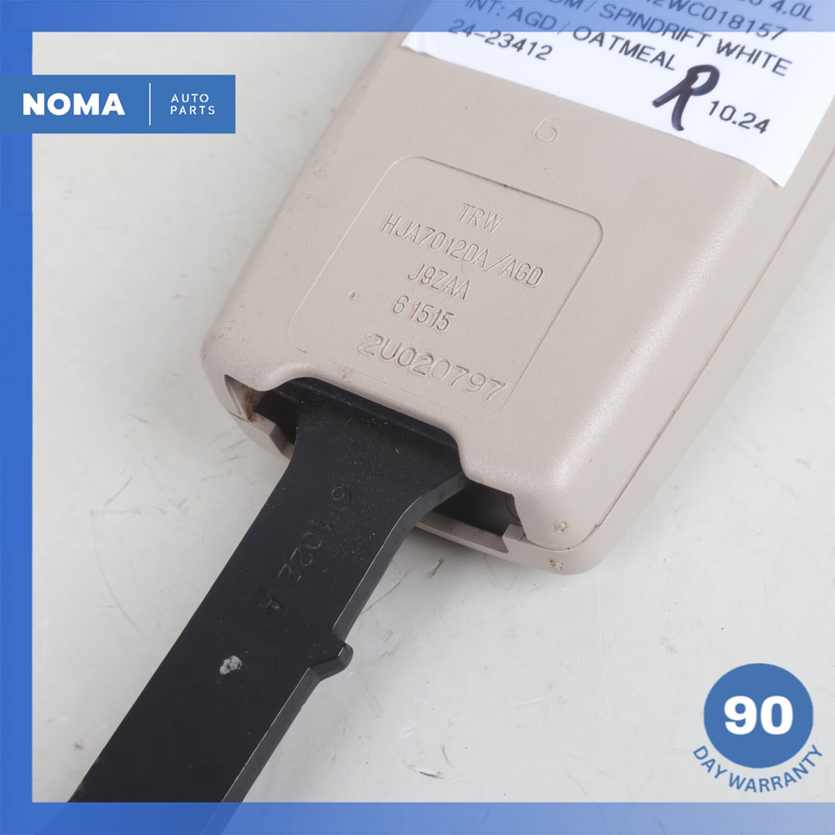 97-99 Jaguar X100 XK8 Right Passenger Side Seat Belt Buckle HJA7012DA OEM - photo 7