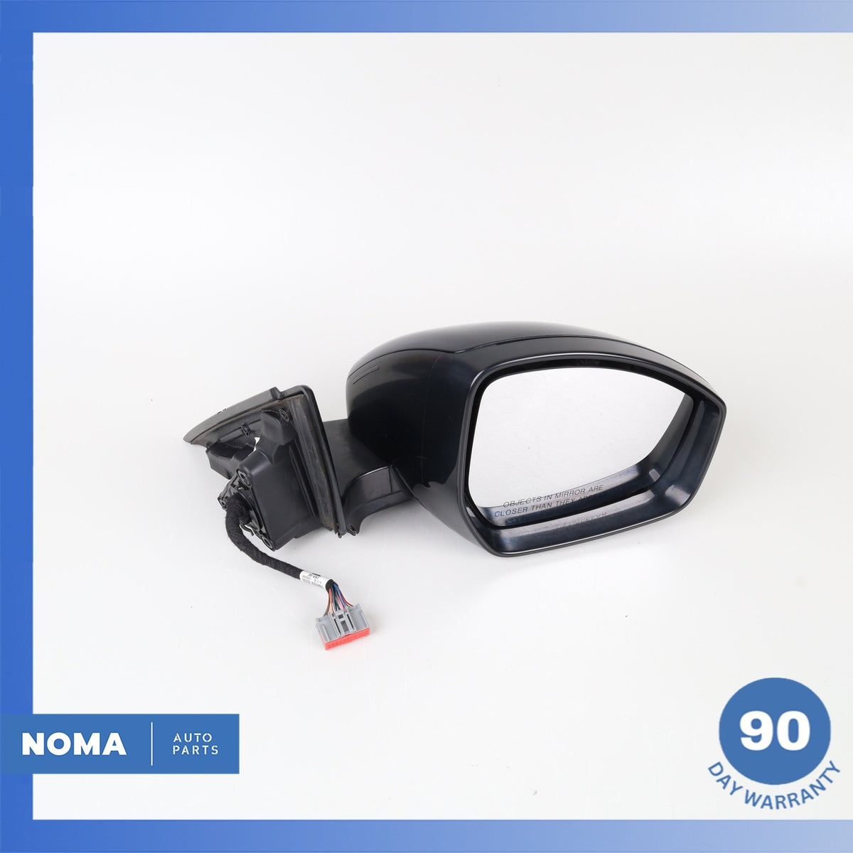 14-19 Range Rover Evoque L538 Right Side Rear View Mirror Assembly Black OEM - photo 2