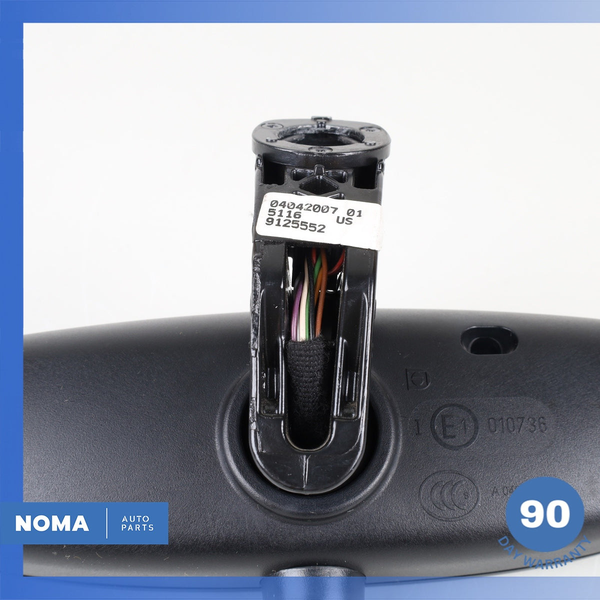 03-08 BMW E85 Z4 Interior Rear View Mirror Black OEM - photo 11
