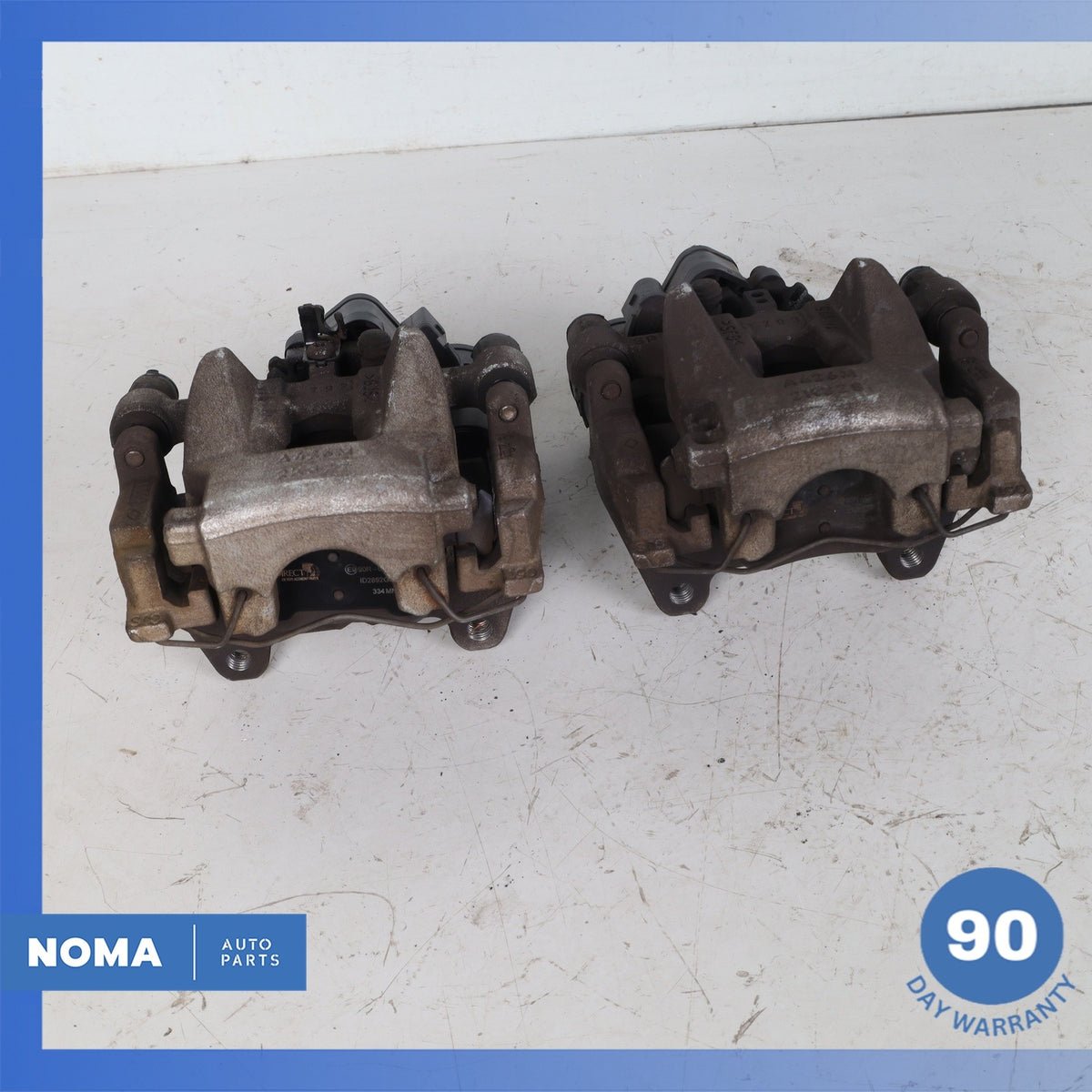 16-20 Jaguar X260 XF Rear Right & Left Brake Caliper w/ Actuator Set OEM - photo 2