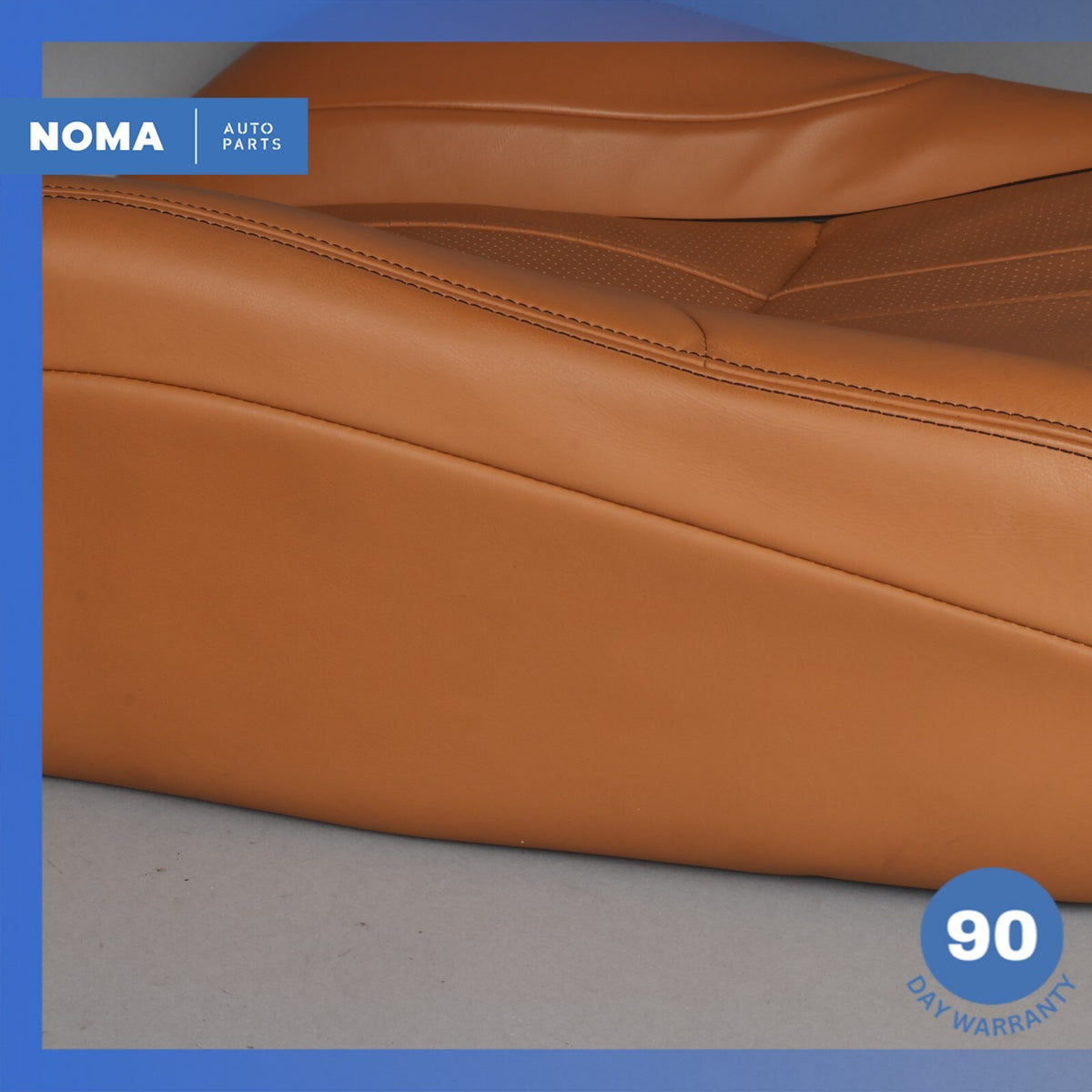 10-19 Jaguar X351 XJL XJR Front Right Passenger Top Upper Seat Cushion Brown OEM - photo 16