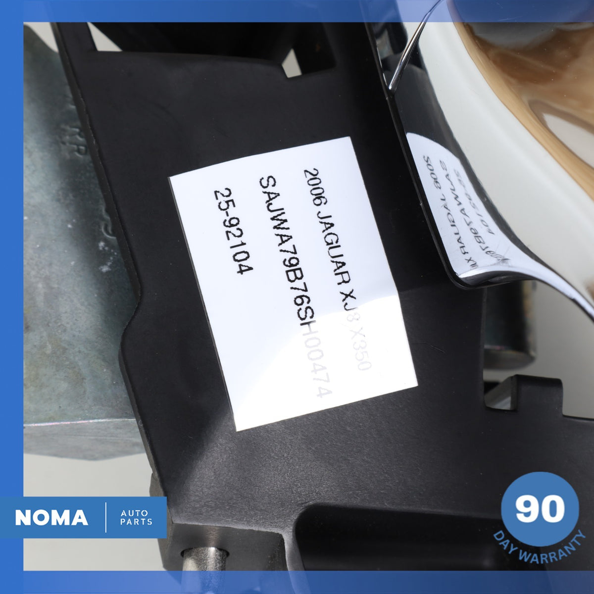 2006 Jaguar X350 XJ8 Rear Left Side Exterior Door Handle 2W93F266B23AB OEM - photo 10