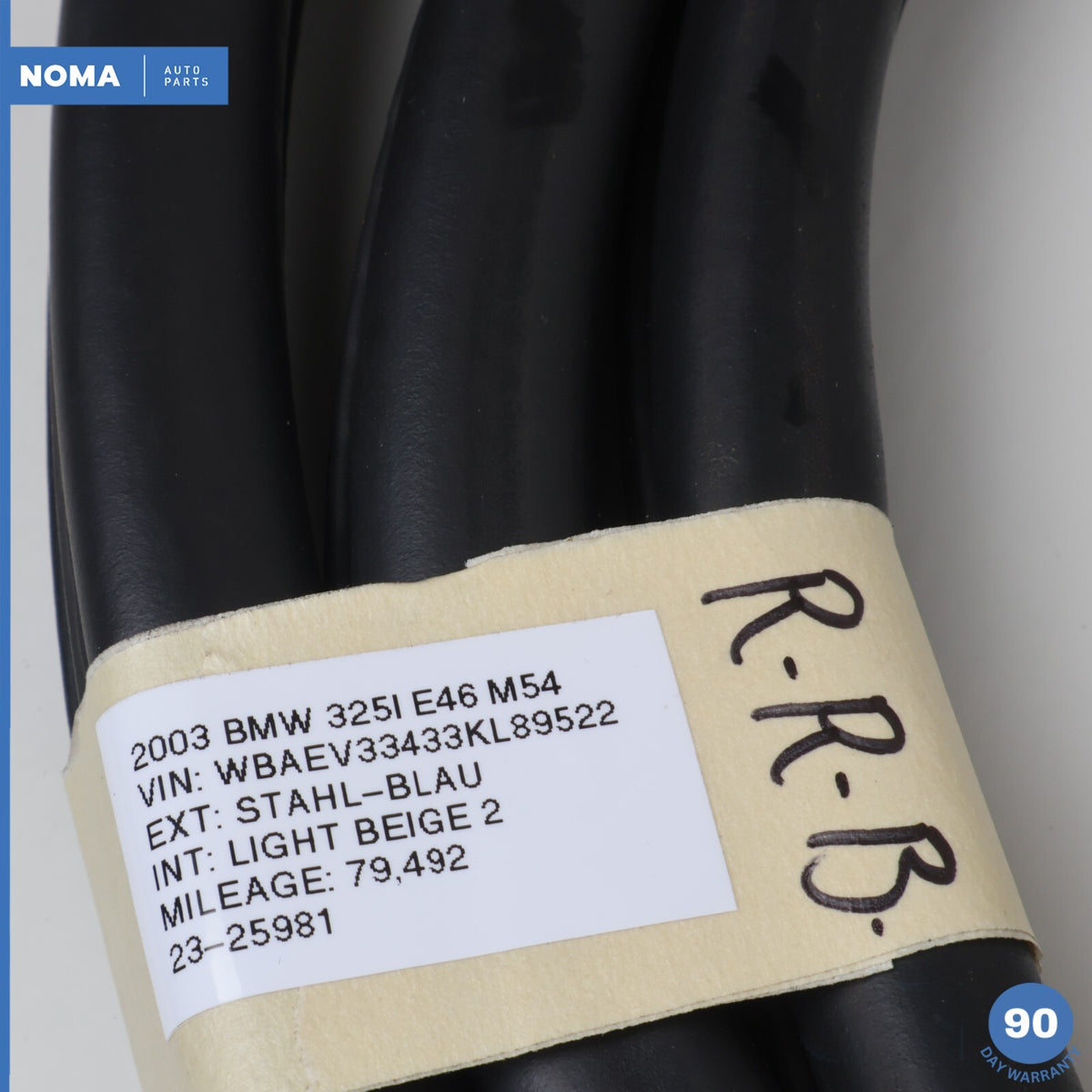 99-05 BMW 325i E46 Rear Right Passenger Side Body Rubber Seal 8194684 OEM - photo 12