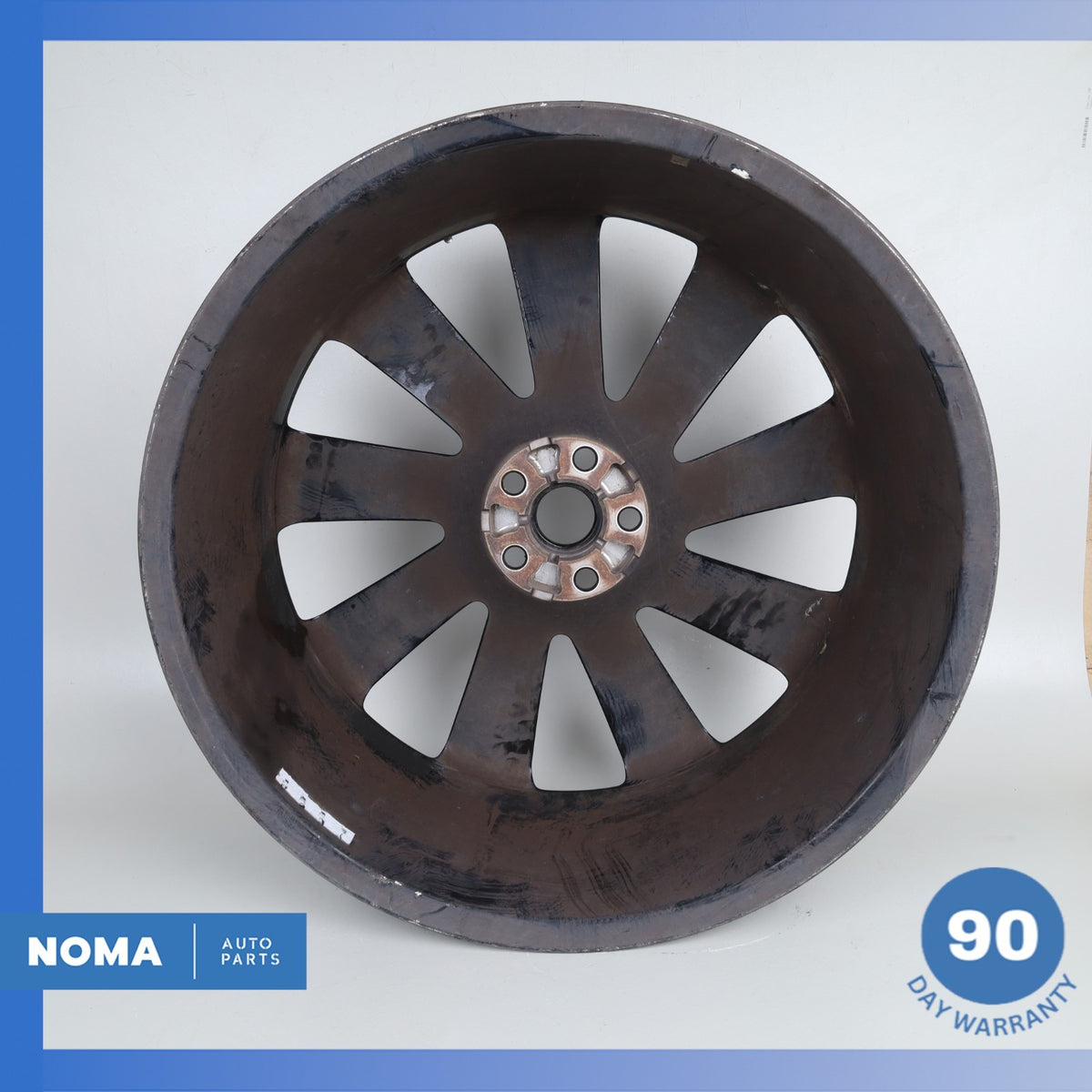 17-24 Jaguar X761 F-Pace Turbine 9 x R22 22" Wheel Rim Black OEM - photo 13