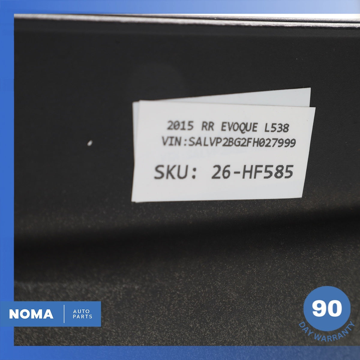 12-19 Range Rover Evoque L538 4DR Trunk Lid Liftgate Tailgate Hatch Shell OEM - photo 18