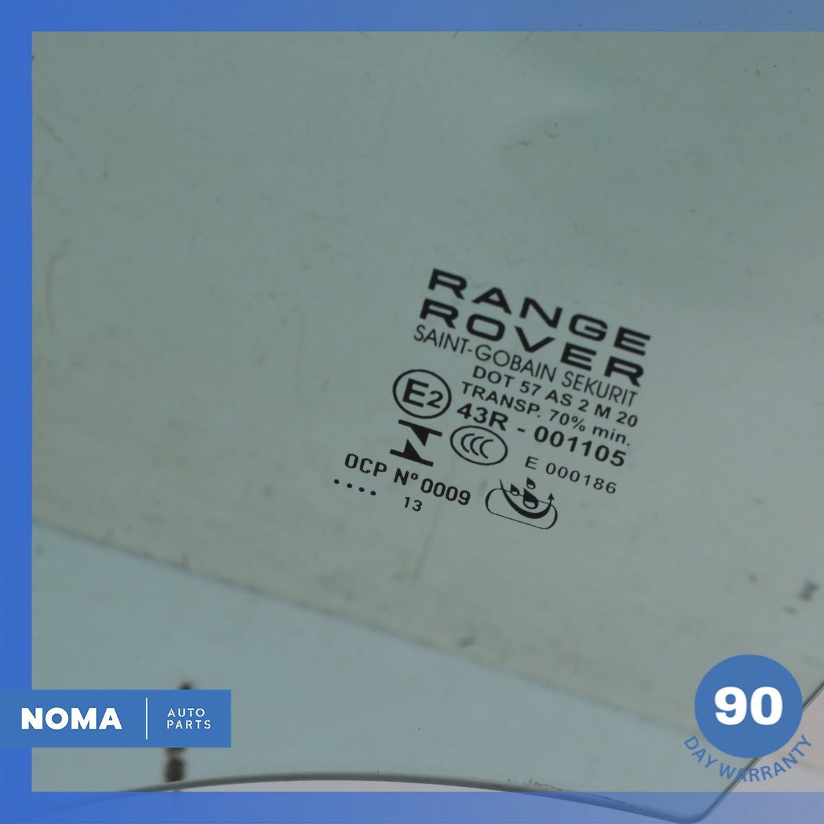 12-19 Range Rover Evoque L538 4DR Front Left Driver Side Door Window Glass OEM - photo 8