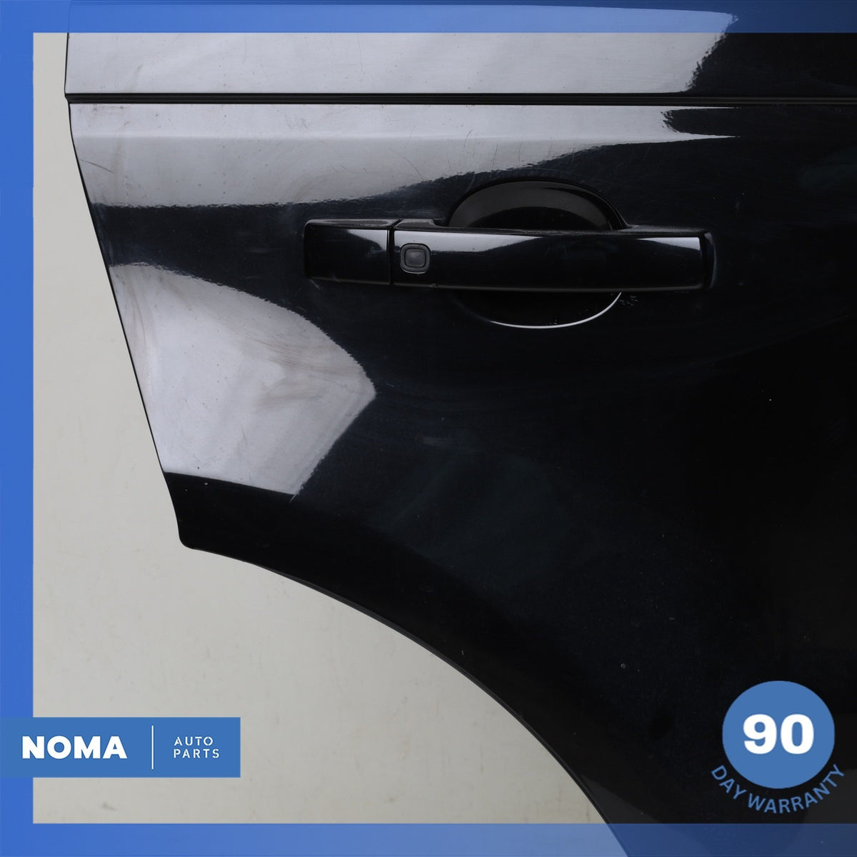 06-13 LR Range Rover Sport L320 Rear Right Side Door Panel Shell Black OEM - photo 7