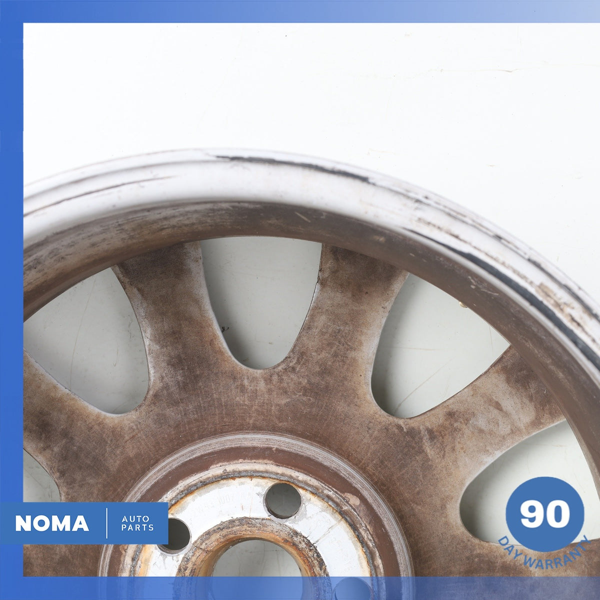 04-09 Jaguar X350 XJ8 XJR 7.5 x 17 17" Elegant Wheel Rim Silver 2W931007AA OEM - photo 9