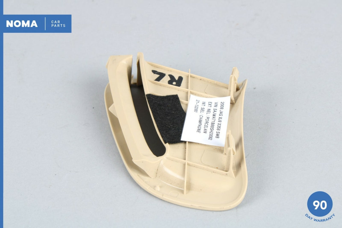 05-09 Jaguar XJ8 XJR VDP X358 Rear Left Driver Side Seatbelt Bezel Guide SEL OEM - photo 9