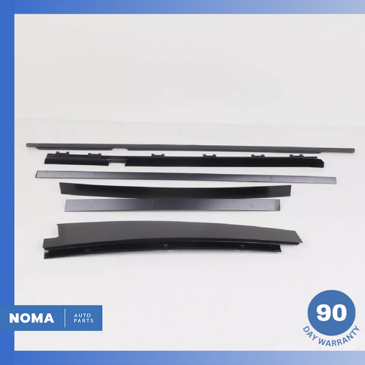 03-12 Range Rover L322 Rear Left Outer Door Window Molding Frame Set w/ Seal OEM - photo 1