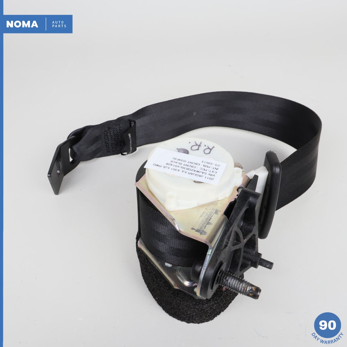 10-13 Jaguar XJ XJL X351 Rear Right Passenger Side Seat Belt Retractor PVJ OEM - photo 9