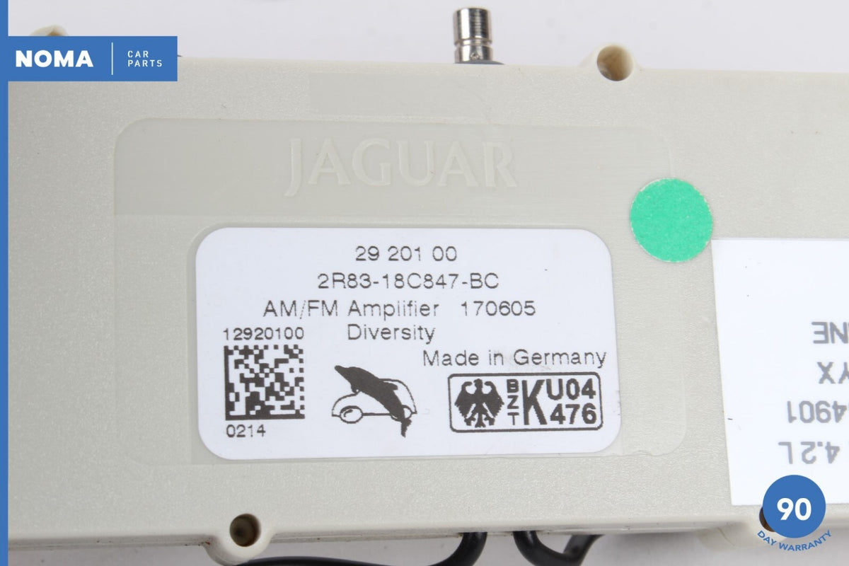 03-08 Jaguar S-Type X206 AM FM Radio Antenna Amplifier 2R8318C847BC OEM - photo 9