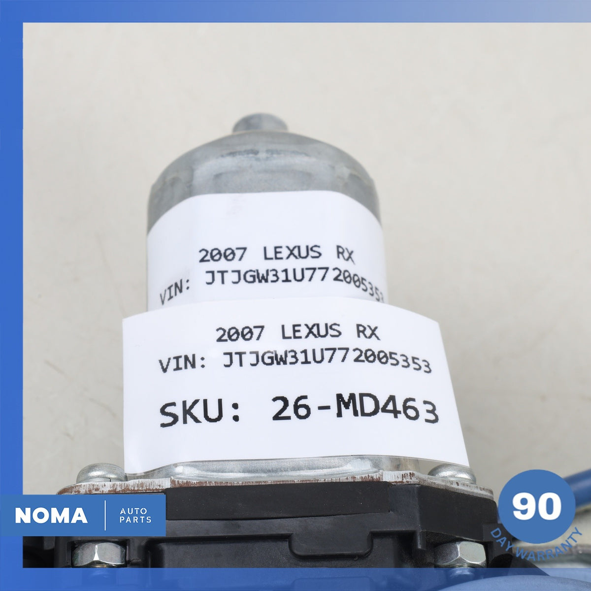 04-08 Lexus MHU33 RX400h RX350 RX330 Trunk Lid Power Closing Motor OEM - photo 13
