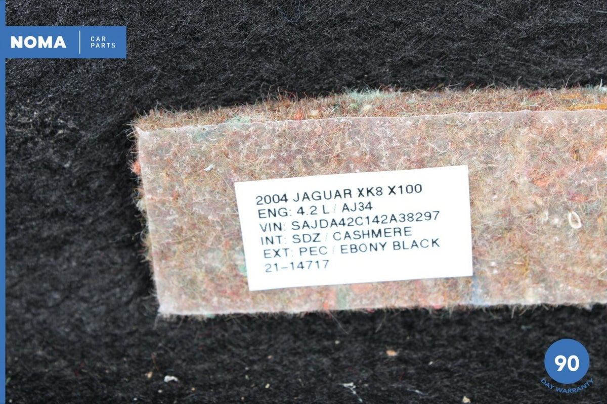 97-06 Jaguar XK8 XKR X100 Left Driver Side Trunk Boot Carpet Cover Trim OEM - photo 8