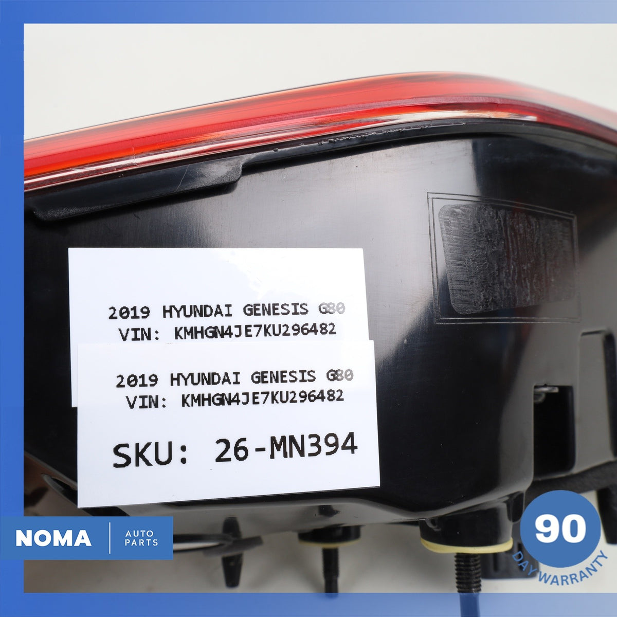 17-20 Genesis DH G80 Rear Left Taillight Tail Light Lamp Inner 92403B1630 OEM - photo 17