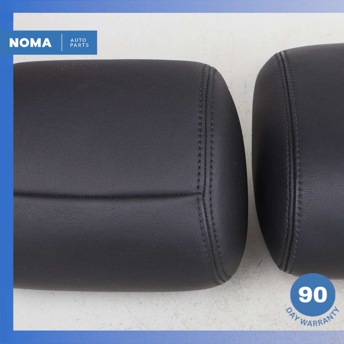 12-15 Jaguar X250 XF XFR Rear Seat Headrest Head Rest Set of 3 Black OEM - photo 13