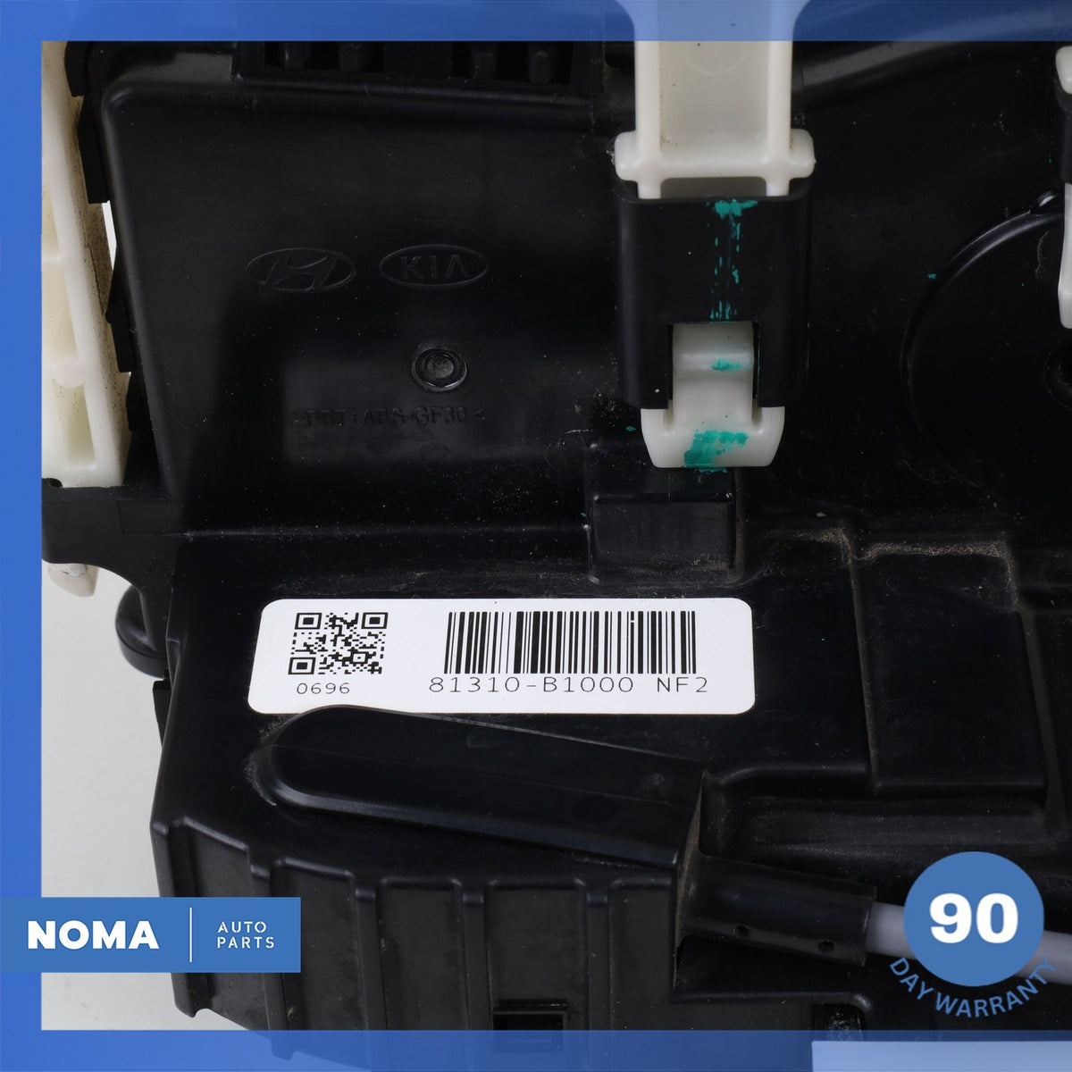 17-20 Genesis DH G80 Front Left Driver Door Lock Actuator w/ Handle Gray OEM - photo 16