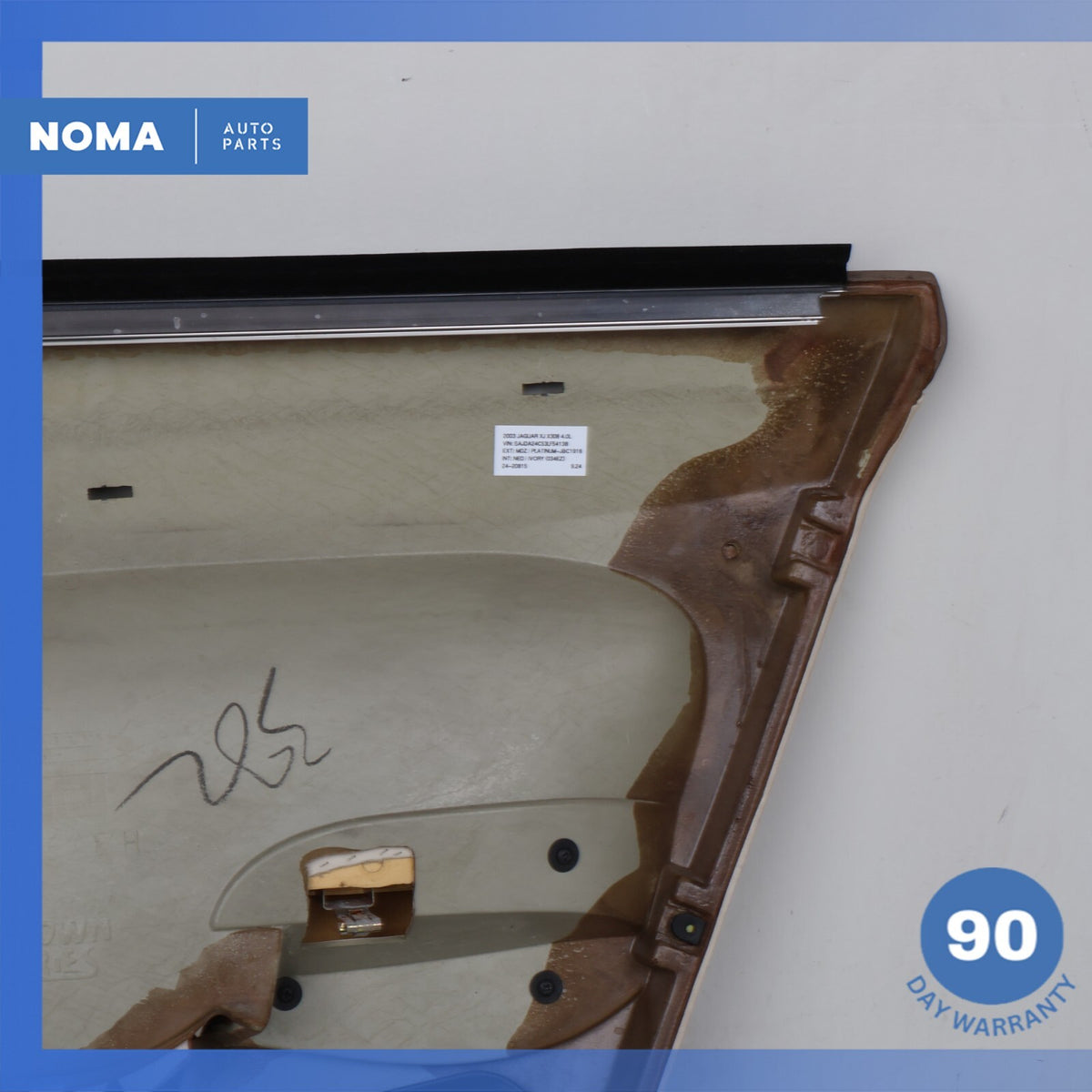 98-03 Jaguar X308 Vanden Plas Rear Left Side Interior Door Panel Trim Beige OEM - photo 13