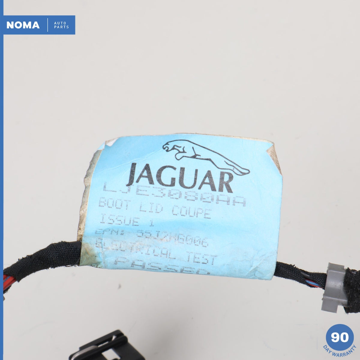 97-06 Jaguar XKR XK8 X100 Coupe Rear Trunk Lid Plate Wire Wiring Harness OEM - photo 13