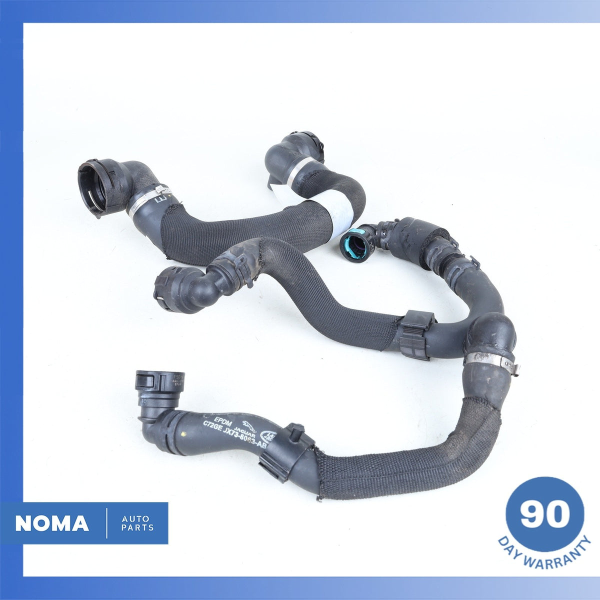 LR Range Rover Velar L560 2.0L Engine Radiator Oil Cooler Hose Set OEM - photo 9
